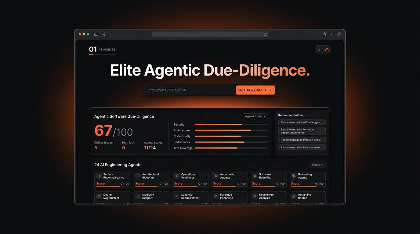 Agence Mission Control — 24-agent engineering audit dashboard